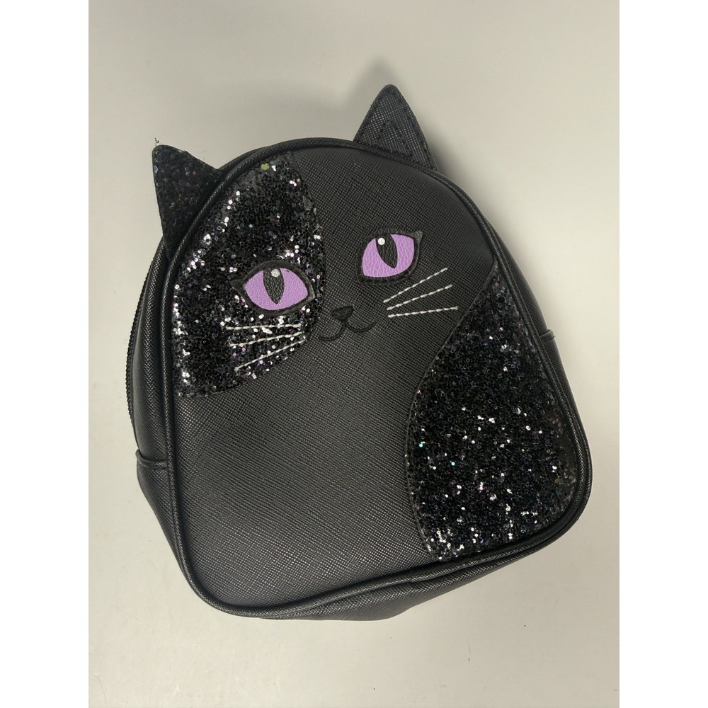 Bath & Body Works CAT Black Backpack Cosmetic Bag 6.25 x 5.75 inches